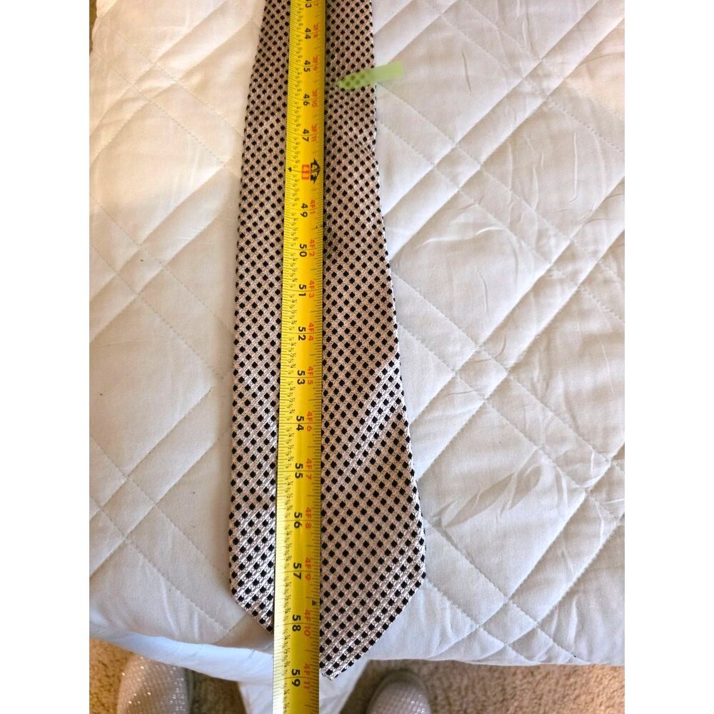 Robert Talbott Black and Silver Patterned Tie - Picture 5 of 6